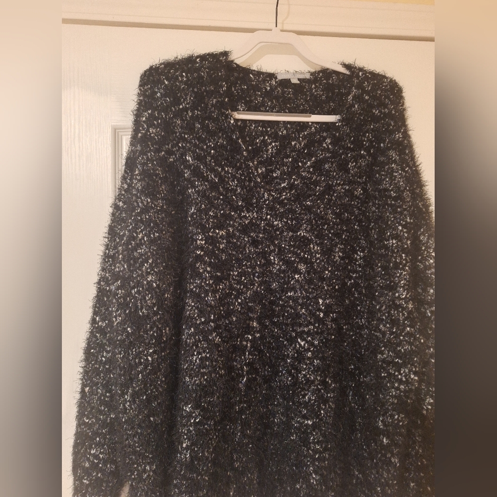 Heart N Soul Womens Cozy Black Sweater 3X - Picture 2 of 5